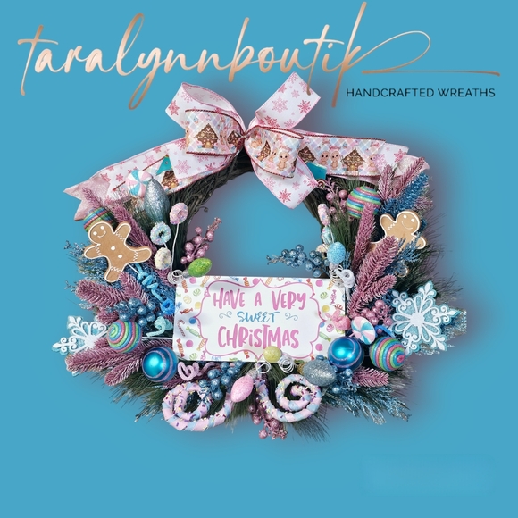 Candyland Christmas wreath - Picture 6 of 14